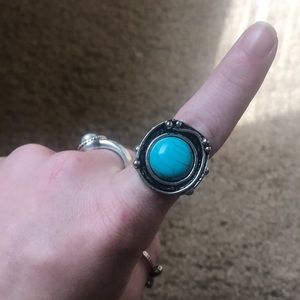 Turquoise gem ring